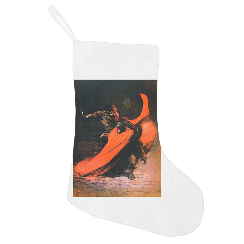 Frank Frazetta   Conan The Barbarian 1 Holiday Stocking by wollapgali | Artistshot