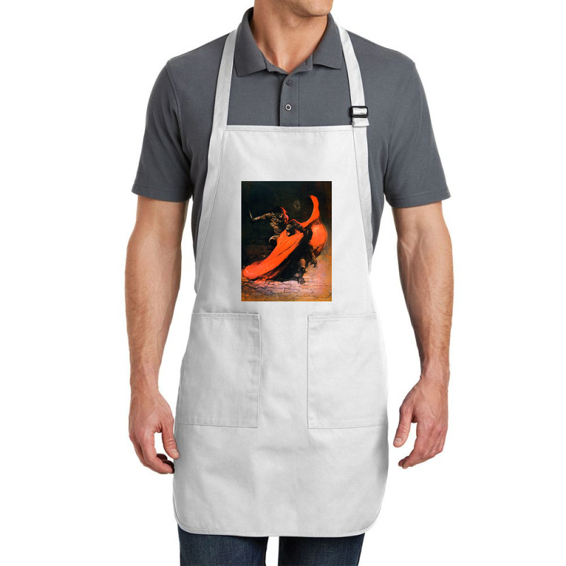 Frank Frazetta   Conan The Barbarian 1 Full-Length Apron by wollapgali | Artistshot