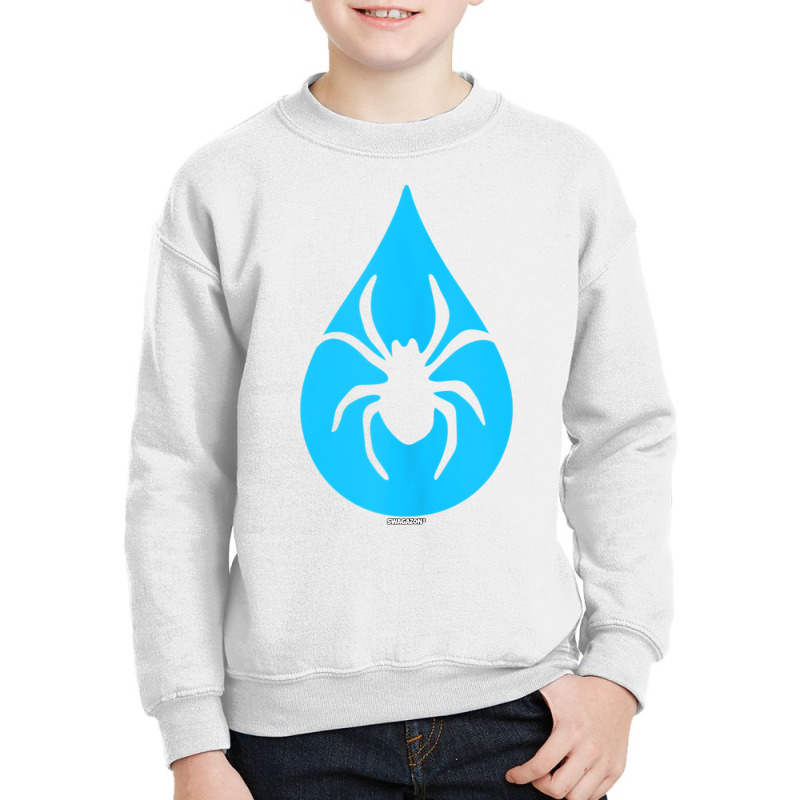 Water Droplet Spider Waterspider Coworker Swagazon Youth Sweatshirt by karynadreck | Artistshot