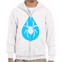 Water Droplet Spider Waterspider Coworker Swagazon Youth Zipper Hoodie | Artistshot