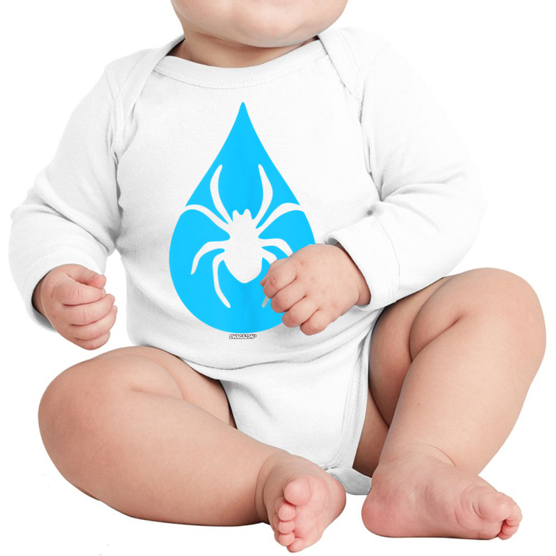 Water Droplet Spider Waterspider Coworker Swagazon Long Sleeve Baby Bodysuit by karynadreck | Artistshot