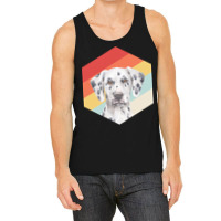 Dalmatian T  Shirtfunny Dalmatian Dog Art Retro Vintage Dalmatian Gift Tank Top | Artistshot