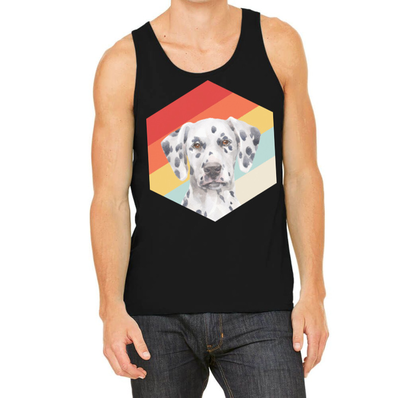 Dalmatian T  Shirtfunny Dalmatian Dog Art Retro Vintage Dalmatian Gift Tank Top by misael23496 | Artistshot