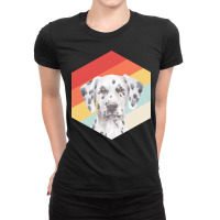 Dalmatian T  Shirtfunny Dalmatian Dog Art Retro Vintage Dalmatian Gift Ladies Fitted T-shirt | Artistshot