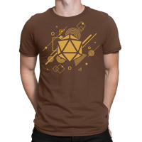 Retro Narrator Polyhedral D20 Dice T-shirt | Artistshot