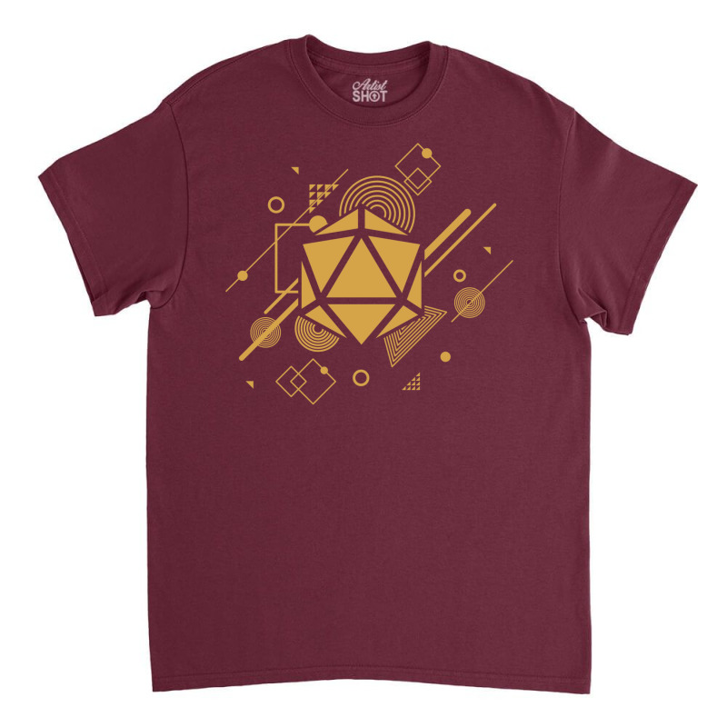 Retro Narrator Polyhedral D20 Dice Classic T-shirt | Artistshot