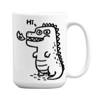 Trending Hi, Dragon ( Back ) 15 Oz Coffee Mug | Artistshot