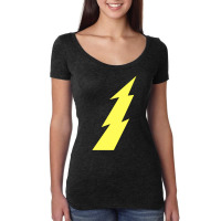 Jg Lightning Bolt Women's Triblend Scoop T-shirt | Artistshot