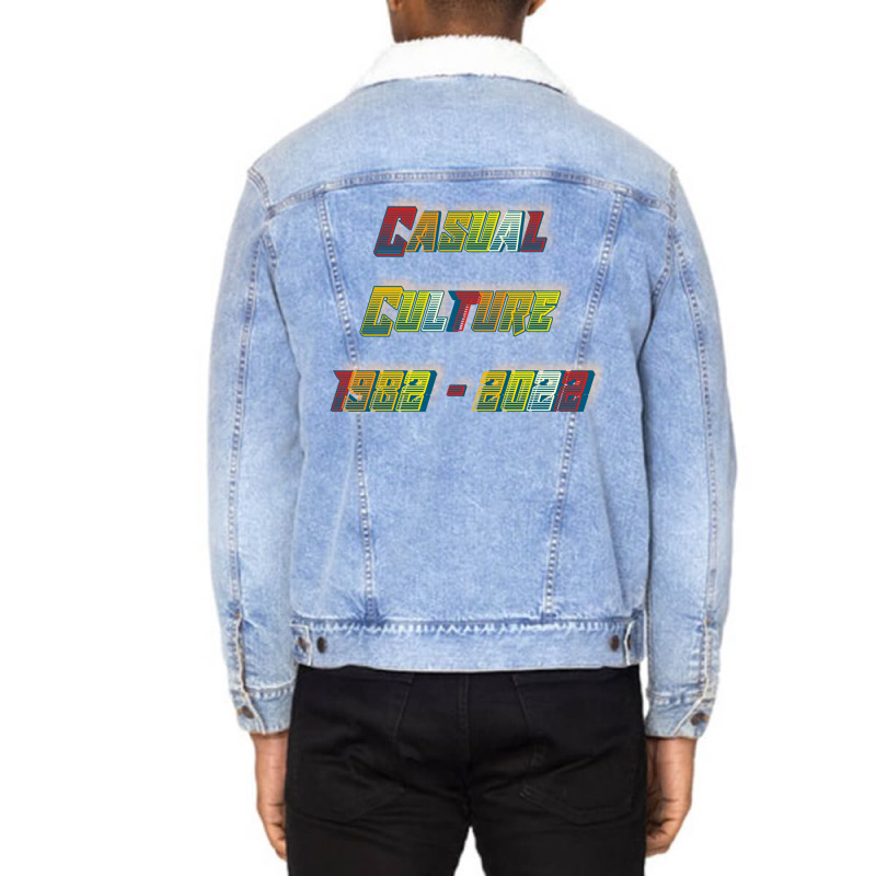 Casual Culture 1982   2022 Unisex Sherpa-lined Denim Jacket | Artistshot