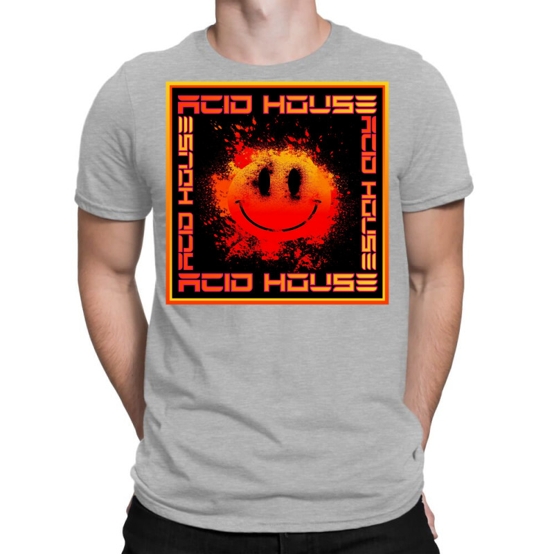 Acid House Badge T-Shirt by mosbahgurkov6 | Artistshot