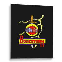 Simpsons Bonestorm Metal Print Vertical | Artistshot