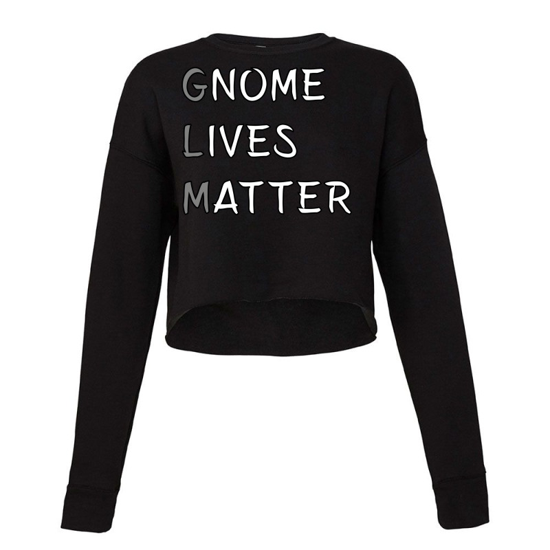 Gnome Lives Matter Meme Dnd 5e Pathfinder Rpg Role Cropped Sweater | Artistshot