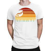 Vintage Sunset Climbing Gift For Climbers And Boul T-shirt | Artistshot