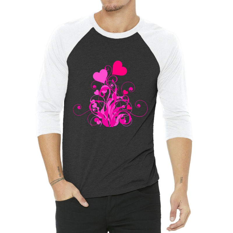 Valentine Day T Shirt Valentine Day Cute 3/4 Sleeve Shirt | Artistshot