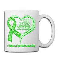 Limited Edition His Fight Is My Fight Ribbon Heart Coffee Mug | Artistshot