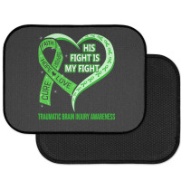 Limited Edition His Fight Is My Fight Ribbon Heart Rear Car Mat | Artistshot