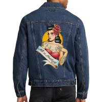 All Or Nothing Vintage Tattoo Men Denim Jacket | Artistshot