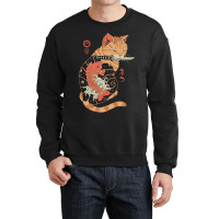 Limited Edition Carp Tattooed Cat Crewneck Sweatshirt | Artistshot