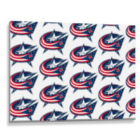 The Columbus,blue,jackets, Metal Print Horizontal | Artistshot