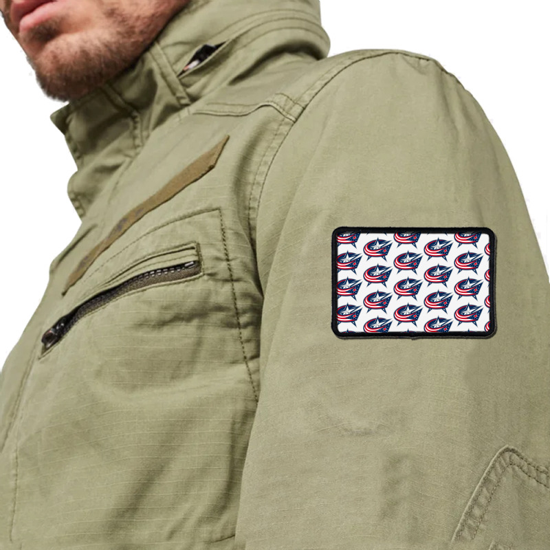 The Columbus,blue,jackets, Rectangle Patch | Artistshot