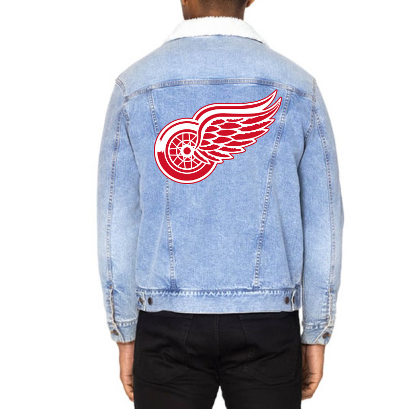 The Detroit,red,wings, Unisex Sherpa-lined Denim Jacket | Artistshot