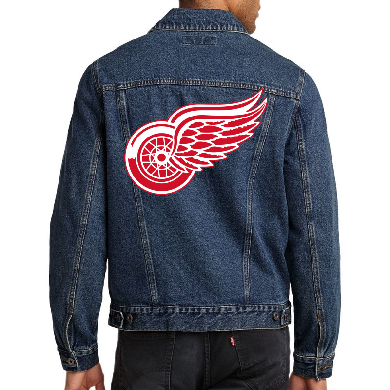 The Detroit,red,wings, Men Denim Jacket | Artistshot