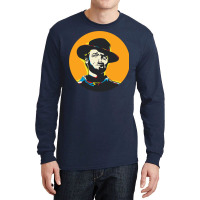 Clint Eastwood Pop Art Portrait Long Sleeve Shirts | Artistshot