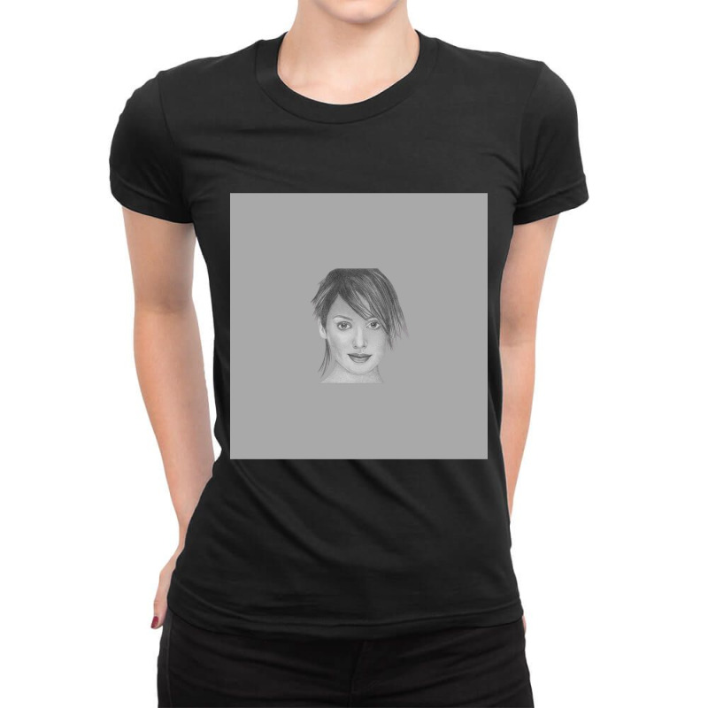 Natalie Imbruglia Chiffon Top Ladies Fitted T-Shirt by KochDestines | Artistshot