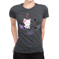 Cute Little Bats Working Together Ladies Fitted T-shirt | Artistshot