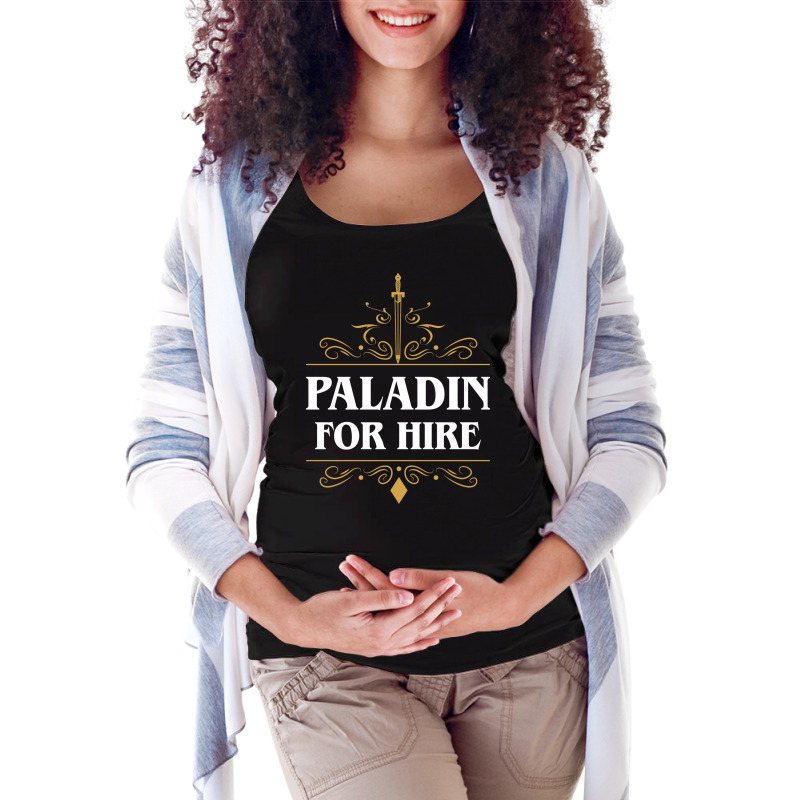 Paladin For Hire Maternity Scoop Neck T-shirt by massudcoilsh | Artistshot