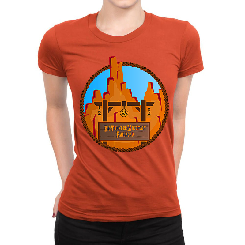 Thunder Mountain Railroad T Shirt Ladies Fitted T-Shirt by gemmmohaidw | Artistshot