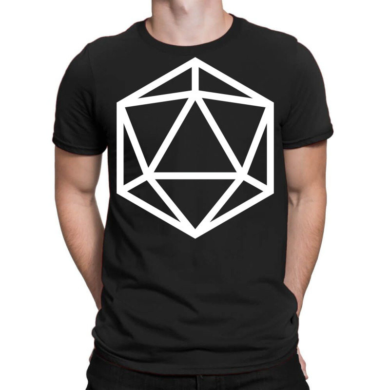 D20 Dice  White Magic T-shirt | Artistshot