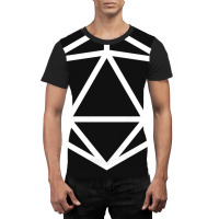 D20 Dice  White Magic Graphic T-shirt | Artistshot