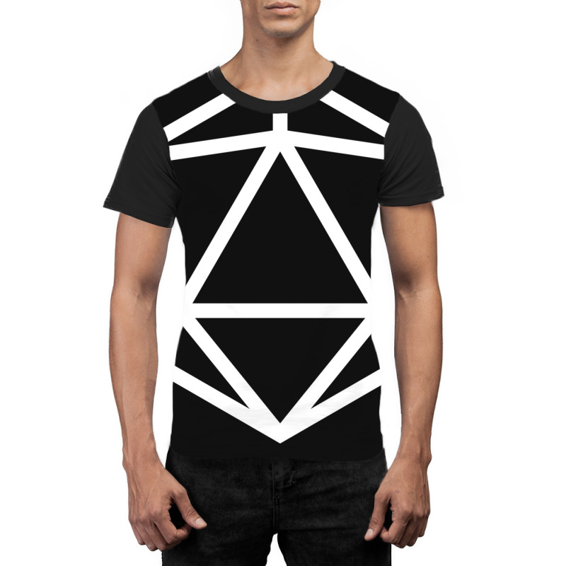 D20 Dice  White Magic Graphic T-shirt | Artistshot