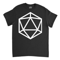 D20 Dice  White Magic Classic T-shirt | Artistshot