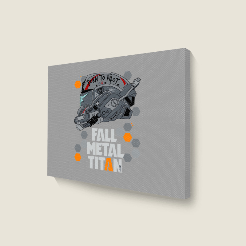 Fall Metal Titan Landscape Canvas Print | Artistshot