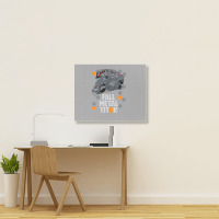 Fall Metal Titan Landscape Canvas Print | Artistshot