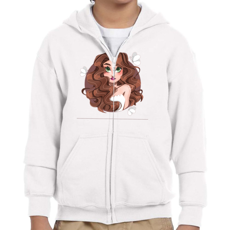 Janna Youth Zipper Hoodie | Artistshot