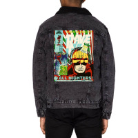 Fantasy Fm Flyer Unisex Sherpa-lined Denim Jacket | Artistshot