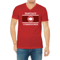 Fantasy Football Commissioner V-neck Tee | Artistshot