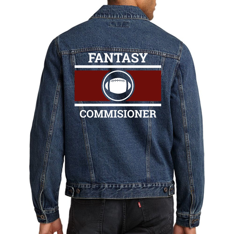 Fantasy Football Commissioner Men Denim Jacket | Artistshot