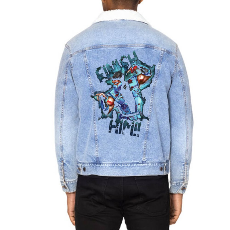 Favorite Finish Him Unisex Sherpa-lined Denim Jacket | Artistshot