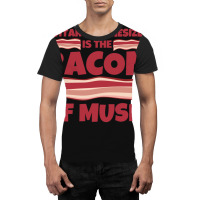 Guitar Synthesizer Gifts Bacon Of Music Graphic T-shirt | Artistshot