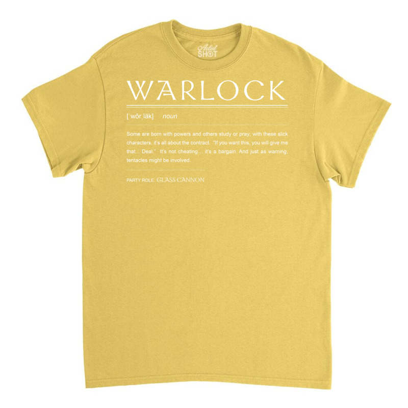 Warlock Definition Classic T-shirt by ysraageta9 | Artistshot