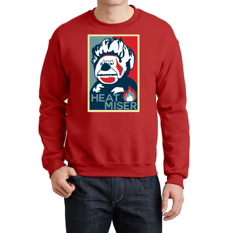 Men Women Heat Miser Campaign Poster Funny Men Fan Crewneck Sweatshirt | Artistshot