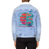 Follow The Dragon Unisex Sherpa-lined Denim Jacket | Artistshot