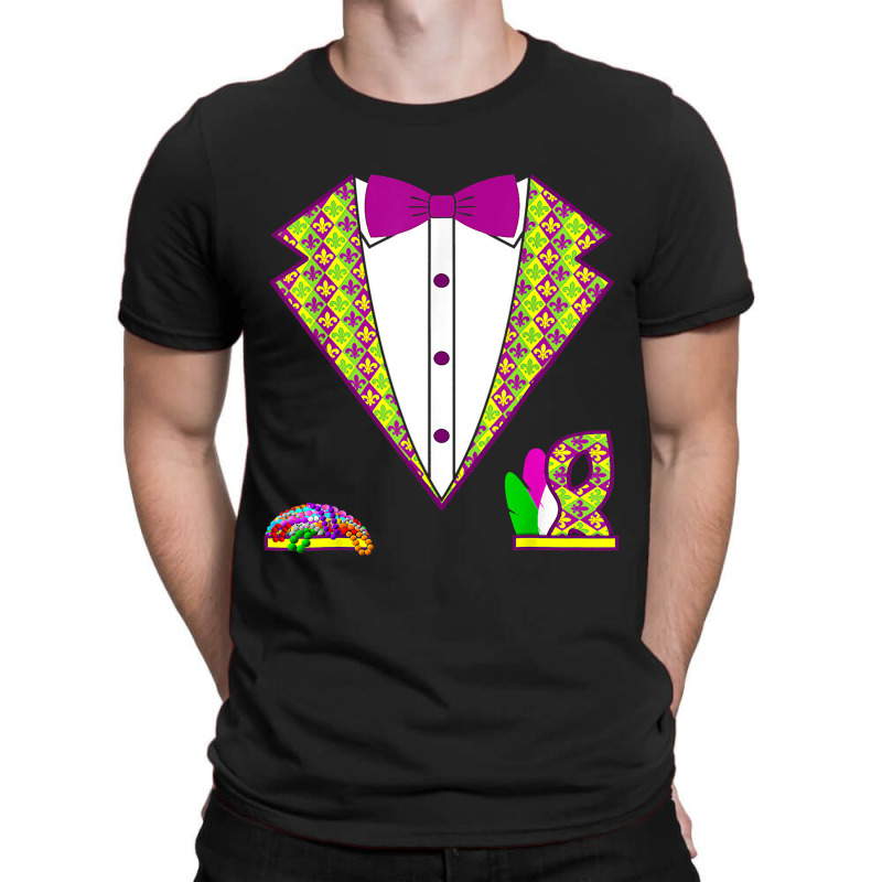 Mardi Gras Tuxedo 2023 Tux Fat Tuesday Party Costu T-shirt | Artistshot