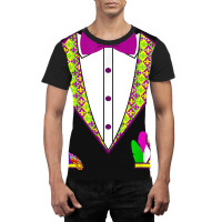 Mardi Gras Tuxedo 2023 Tux Fat Tuesday Party Costu Graphic T-shirt | Artistshot