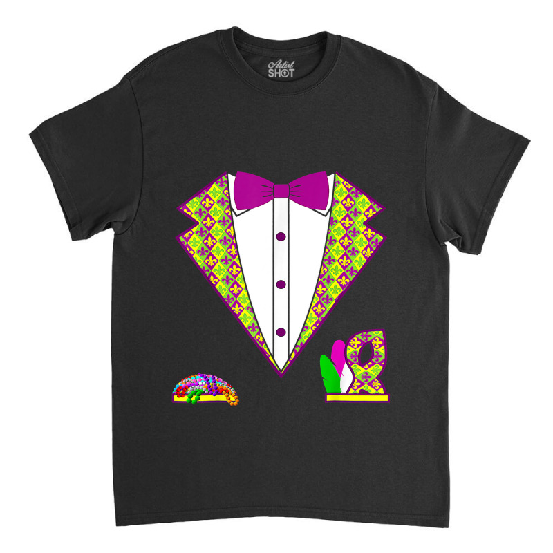 Mardi Gras Tuxedo 2023 Tux Fat Tuesday Party Costu Classic T-shirt | Artistshot