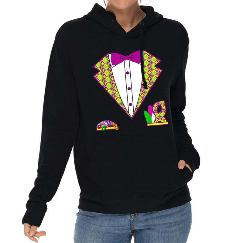 Mardi Gras Tuxedo 2023 Tux Fat Tuesday Party Costu Lightweight Hoodie | Artistshot